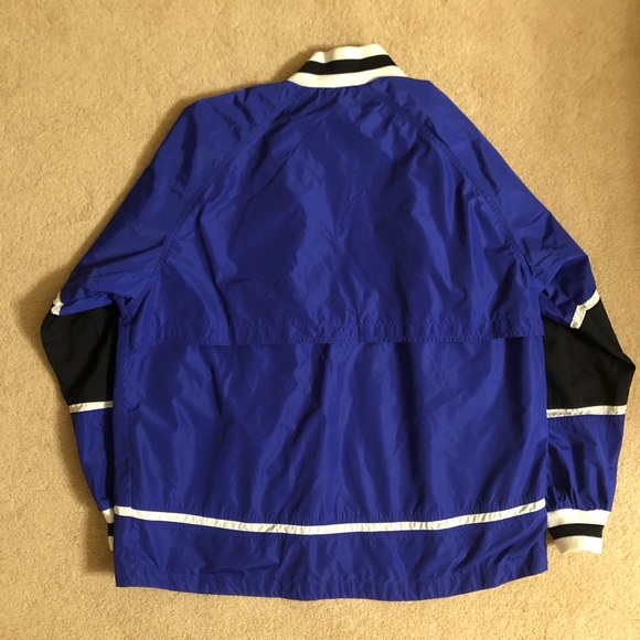 RARE VTG NIKE Purple Windbreaker Ringer Jacket M - Picture 3 of 8